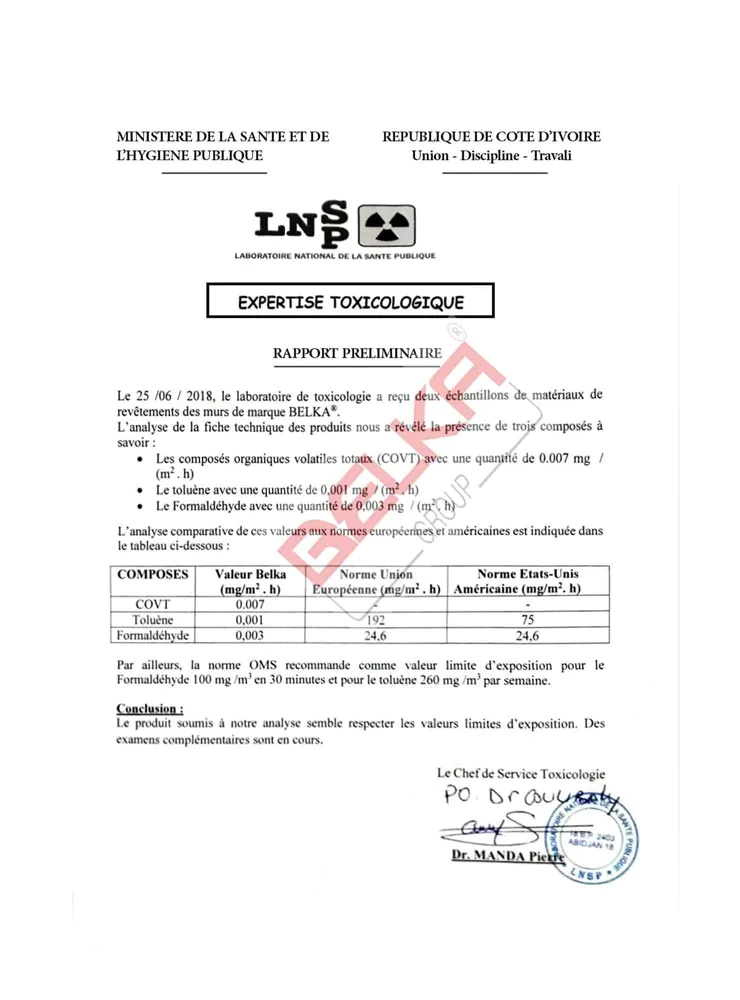 belka lnsp toxicology test