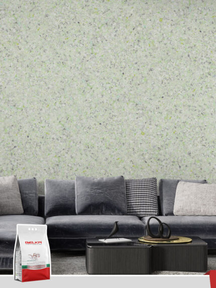 Belka B56 - Smokey Green Wallpaper Eco Stylish Wall Covering