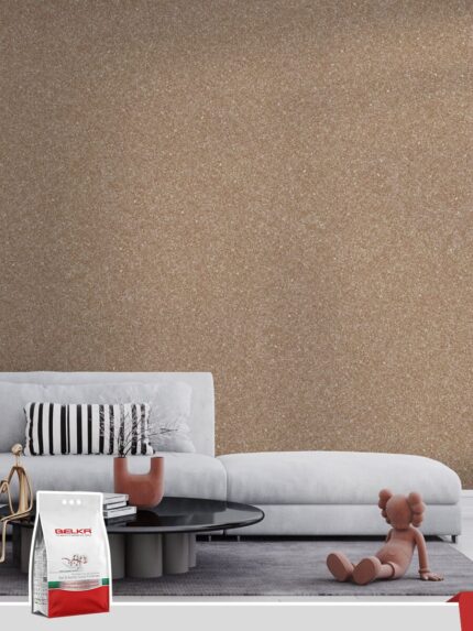 Belka B12 - Taupe Wallpaper Natural Stylish Wall Covering