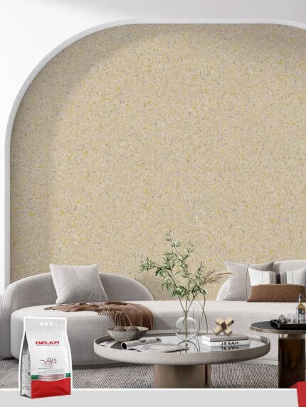 Belka B15 - Ecru Wallpaper Natural Stylish Wall Covering