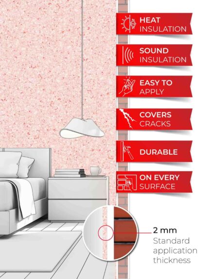 Belka B29 - Nursery Pink Wallpaper Eco Stylish Wall Covering