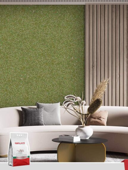 Belka B31 - Green Wallpaper Natural Stylish Wall Covering