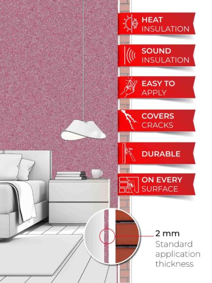 Belka B32 - Light Purple Wallpaper Eco Stylish Wall Covering