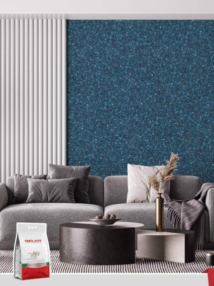 Belka B33 - Ocean Blue Wallpaper Eco Stylish Wall Covering