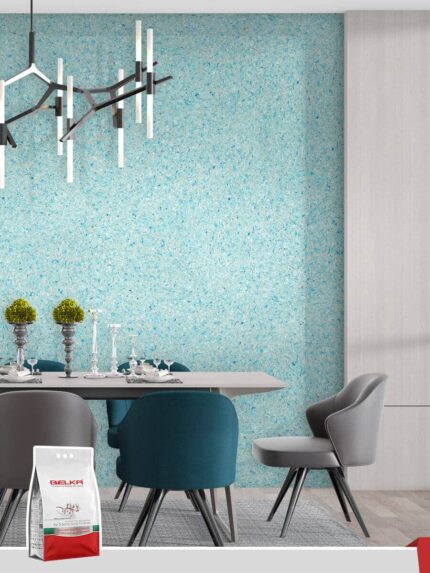 Belka B39 - Turquoise Wallpaper Eco Stylish Wall Covering