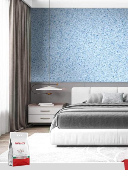 Belka B42 - Light Blue Wallpaper Eco Stylish Wall Covering