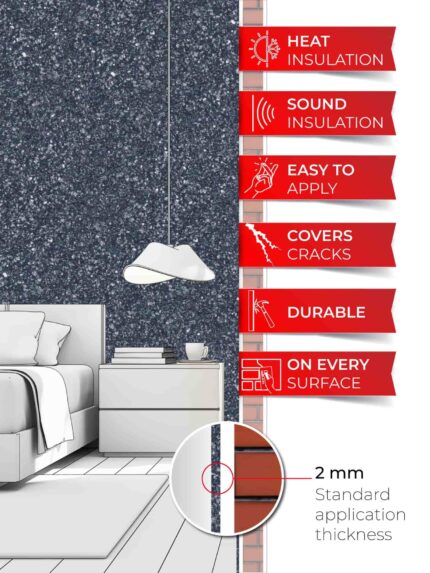 Belka B46 - Navy Wallpaper Natural Stylish Wall Covering