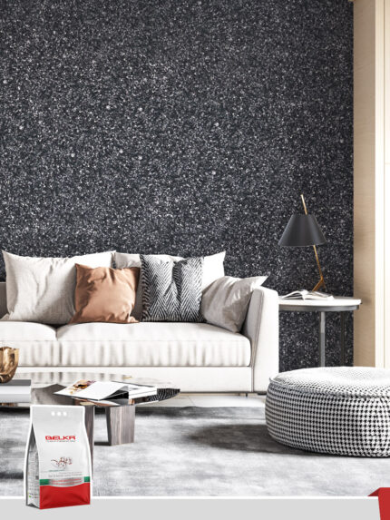 Belka B47 - Charcoal Wallpaper Natural Stylish Wall Covering