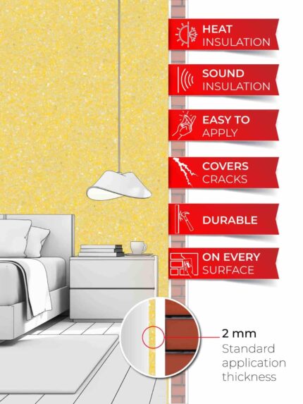 Belka B6 - Yellow Wallpaper Natural Stylish Wall Covering