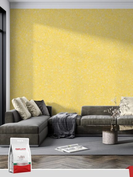 Belka B6 - Yellow Wallpaper Natural Stylish Wall Covering