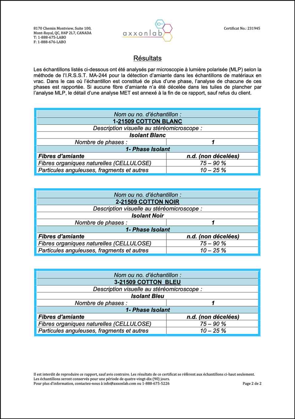 MPA NRW Lab report on the thermal conductivity of Belka natural wallpapers."